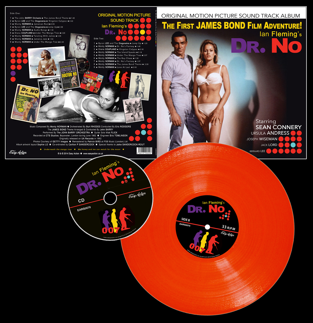 Dr No Lp and Cd design by sophie lo